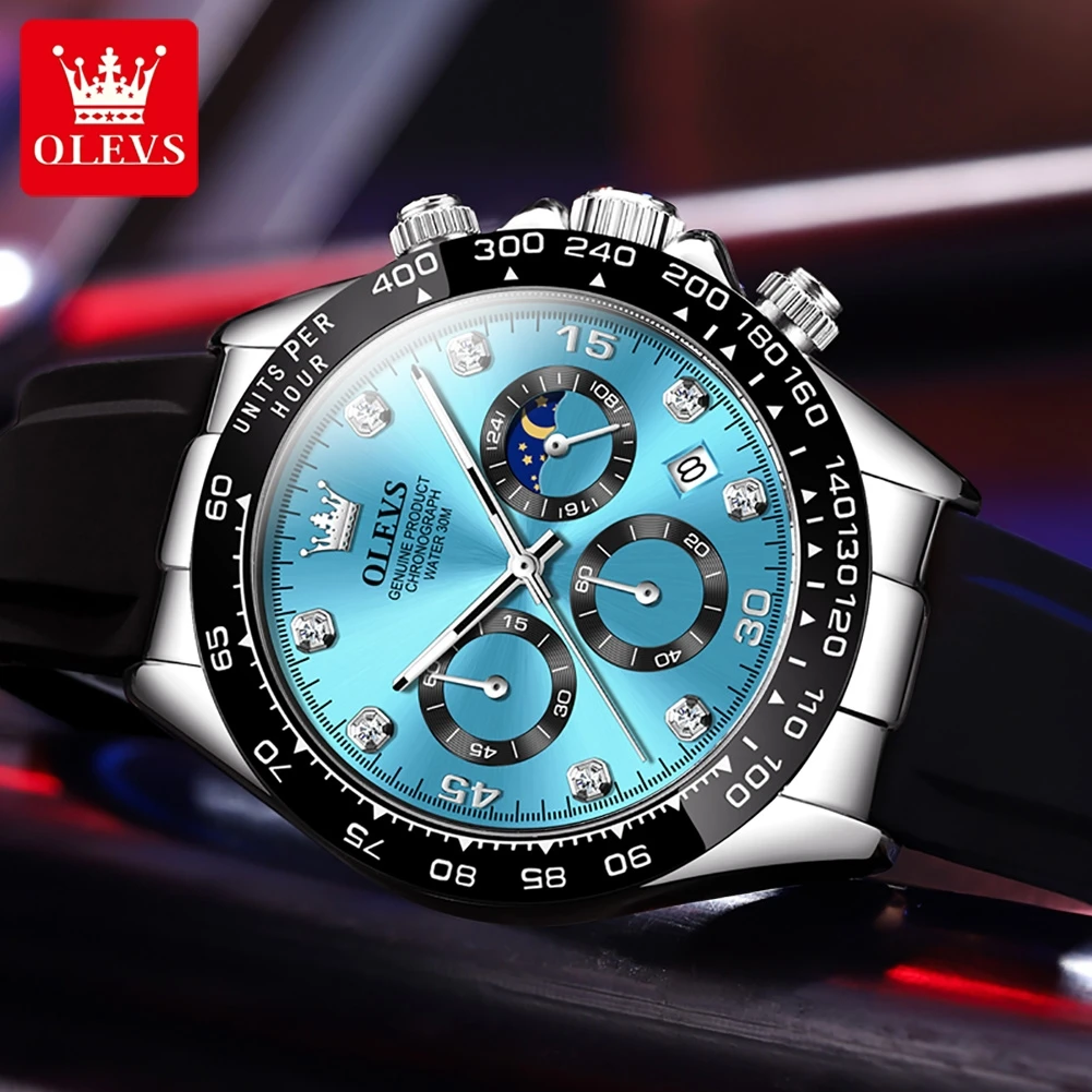 OLEVS 2875 Men's Watches Chron - đánh giá và giá Zen Luxury Watch